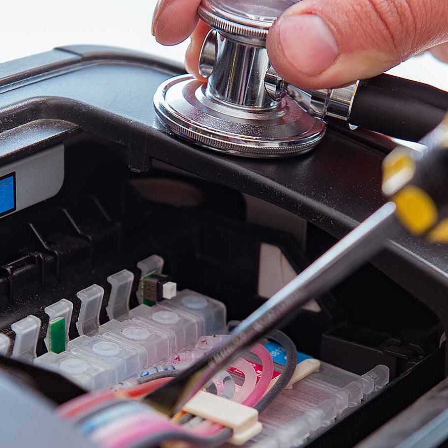 bar code printer repair